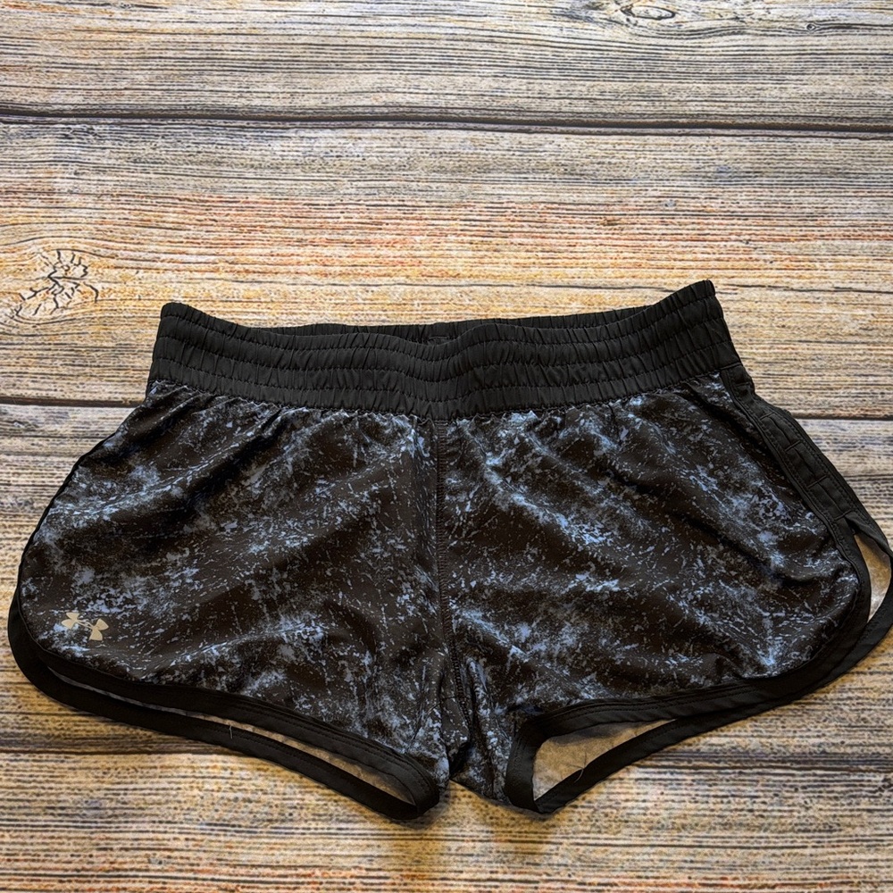 Under Armour Black and Blue Athletic Shorts